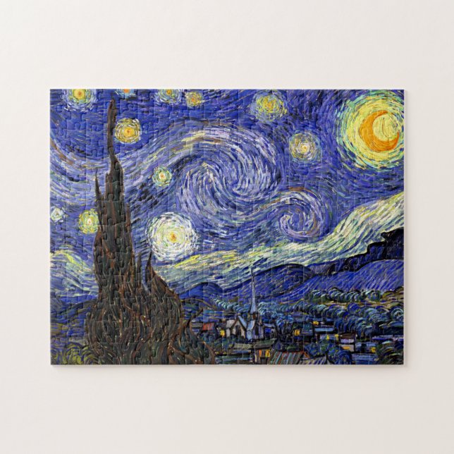 Puzzle Vincent Van Gogh - El Bella Artes de la Noche Star (Horizontal)