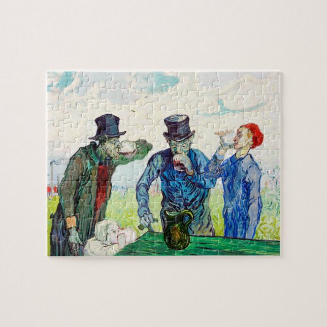 Puzzle Vincent Van Gogh El Bella Artes De Los Bebidores (Horizontal)