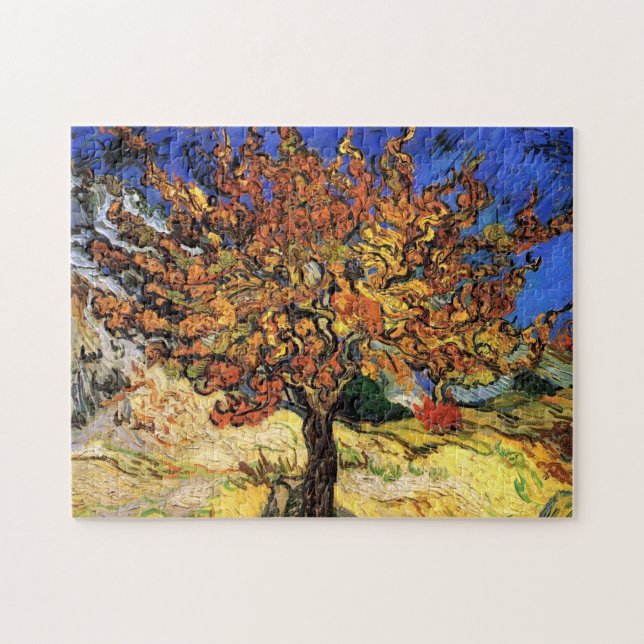 Puzzle Vincent Van Gogh - El Bella Artes del árbol de mor (Horizontal)