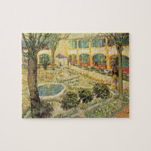 Puzzle Vincent van Gogh el   el jardín del asilo en Arle