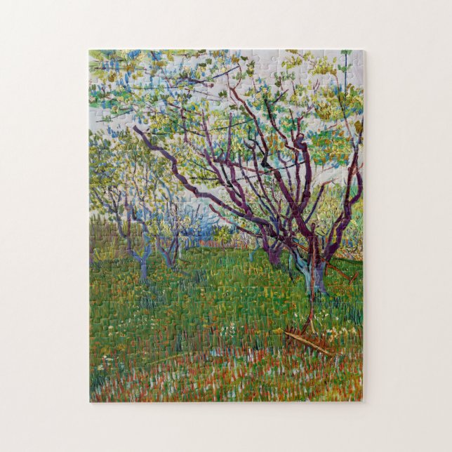 Puzzle Vincent van Gogh - El huerto florido (Vertical)