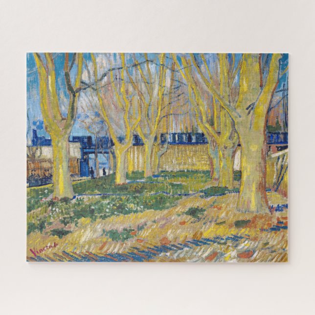 Puzzle Vincent van Gogh - El tren azul (Horizontal)