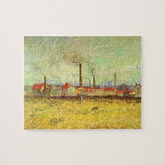 Puzzle Vincent van Gogh - Fábricas en Asnieres (Horizontal)