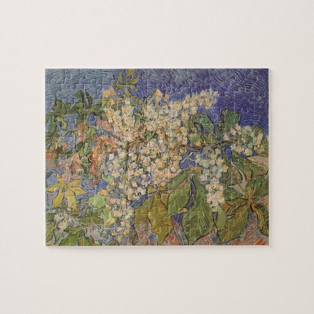 Puzzle Vincent van Gogh - Florecientes ramas de castaño (Horizontal)