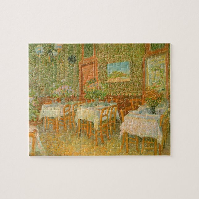 Puzzle Vincent van Gogh - Interior de un restaurante (Horizontal)