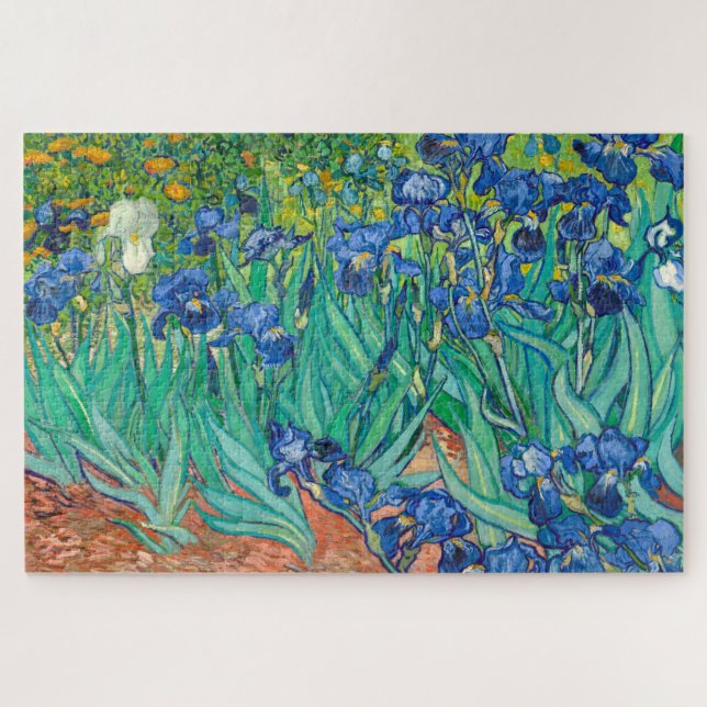 Puzzle Vincent Van Gogh Irises Bella Artes de cosecha flo (Horizontal)