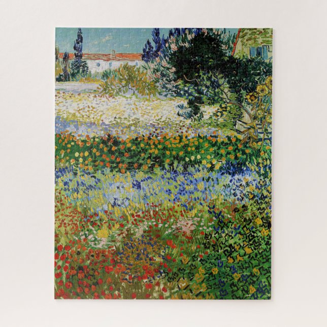 Puzzle Vincent van Gogh - Jardín de flores (Vertical)