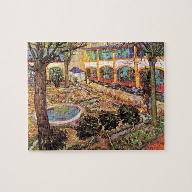 Puzzle Vincent Van Gogh - Jardín Del Hospital En Arles (Horizontal)