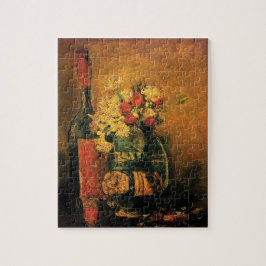 Puzzle Vincent Van Gogh - Jarrón con Claveles Arte Fino