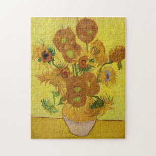 Puzzle Vincent van Gogh - Jarrón con quince girasoles
