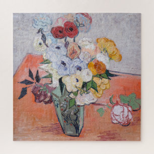 Puzzle Vincent van Gogh - Jarrón con rosas y anémonas