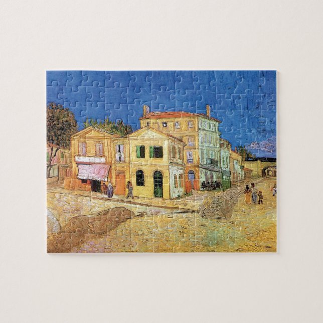 Puzzle Vincent Van Gogh - La casa amarilla - Bella Artes (Horizontal)