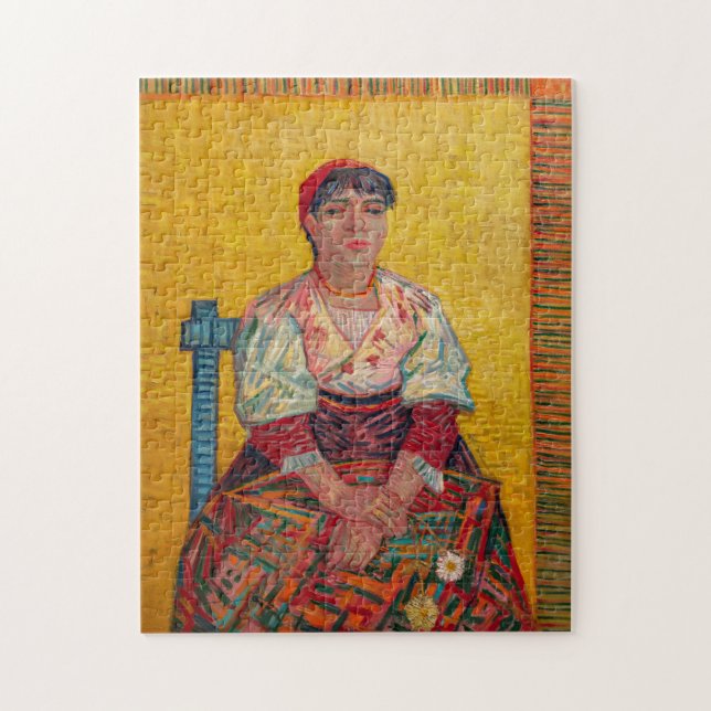 Puzzle Vincent Van Gogh - La mujer italiana (Vertical)