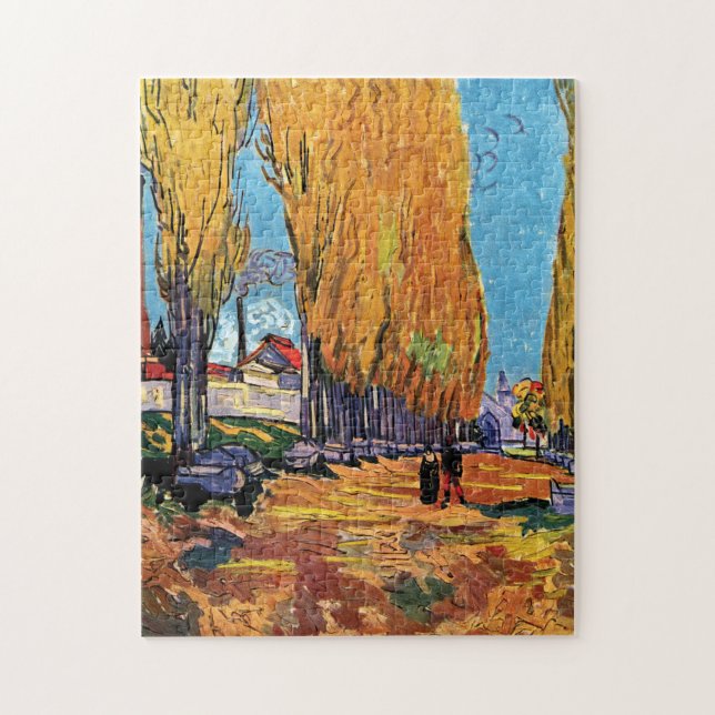 Puzzle Vincent Van Gogh - Les Alyscamps Paisaje de otoño (Vertical)