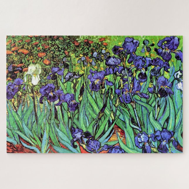 Puzzle Vincent Van Gogh - Lirios - Amante de las Flores G (Horizontal)