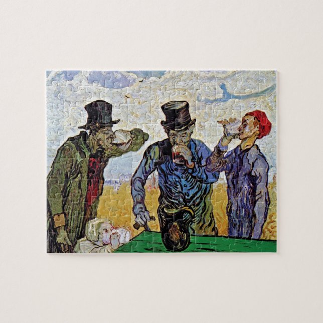 Puzzle Vincent Van Gogh - Los Bebidores - Bella Artes (Horizontal)