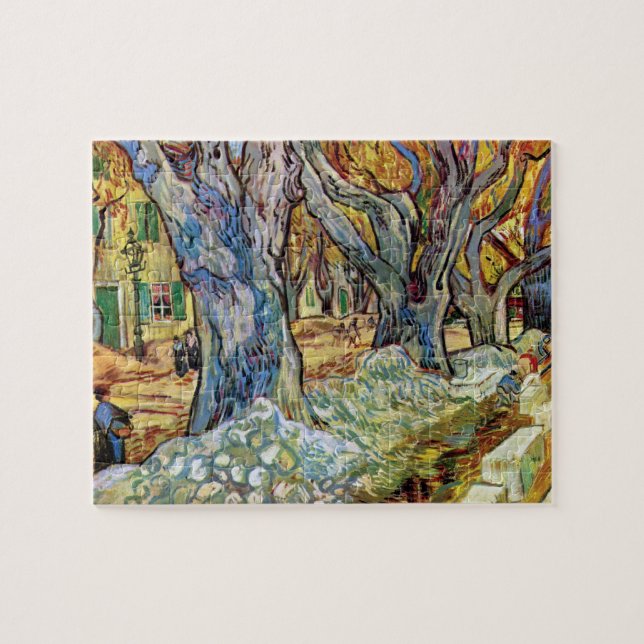 Puzzle Vincent Van Gogh - Los caminos - Bella Artes (Horizontal)