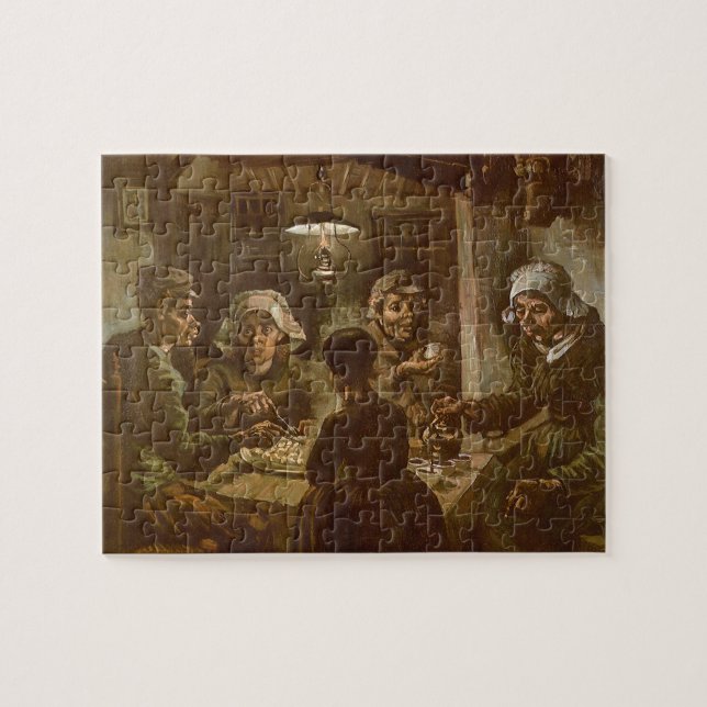 Puzzle Vincent van Gogh - Los comedores de papa (Horizontal)