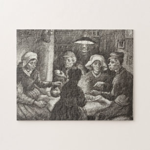 Puzzle Vincent Van Gogh Los comedores de patatas litograf