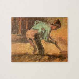 Puzzle Vincent van Gogh - Man Stooping w Stick o Spade
