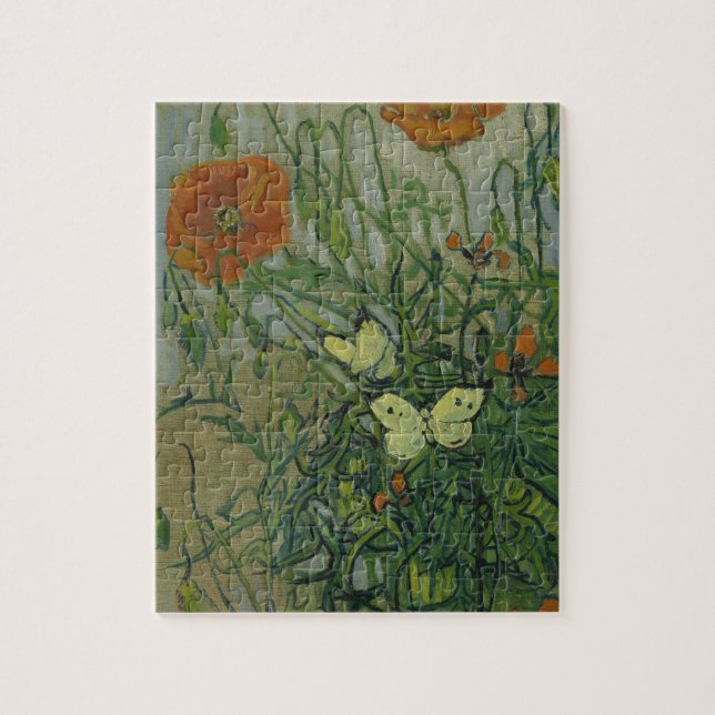 Puzzle Vincent van Gogh - Mariposas y Papas (Vertical)