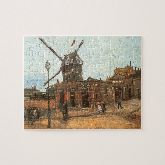 Puzzle Vincent van Gogh - Moulin de la Galette, molino de (Horizontal)