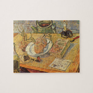 Puzzle Vincent van Gogh - Naturaleza muerta con tablero d