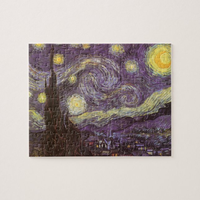 Puzzle Vincent van Gogh - Noche estrellada (Horizontal)