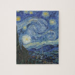 Puzzle Vincent van Gogh| Noche estrellada, junio de 1889<br><div class="desc">VAN GOGH->Post-Impresionista, estrellas, estrella, nocturno, paisaje, cabaña, luna, luna, luna, árbol, cielo, cósmico, St, Remy, Provence, francés, Saint-Remy, Post-Impresionismo, icónico\\La noche estrellada, junio 1889 (aceite sobre lienzo), Gogh, Vincent van (1853-9 0) / Museo de Arte Moderno, Nueva York, Estados Unidos / The Bridgeman Art Library| Número de colección de imágenes:...</div>