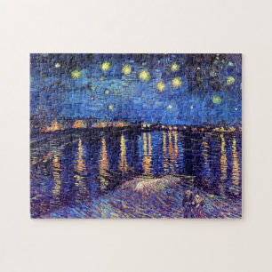 Puzzle Vincent Van Gogh - Noche estrellada sobre el Ródan