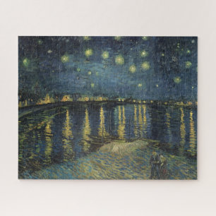 Puzzle Vincent van Gogh   Noche estrellada sobre el Ródan