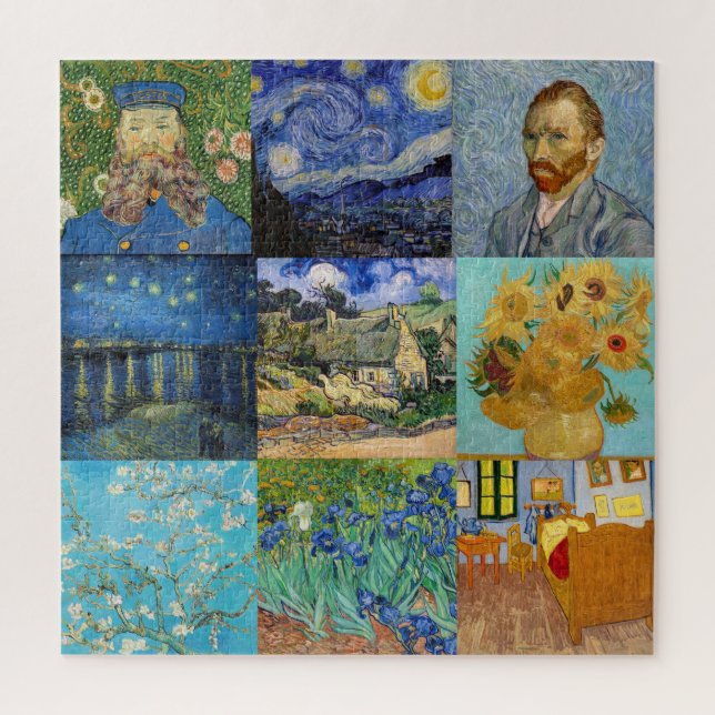Puzzle Vincent Van Gogh - Obra maestra (Vertical)
