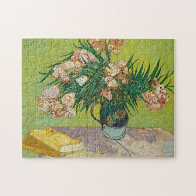 Puzzle Vincent Van Gogh Oleanders Pintura Floral Vintage (Horizontal)