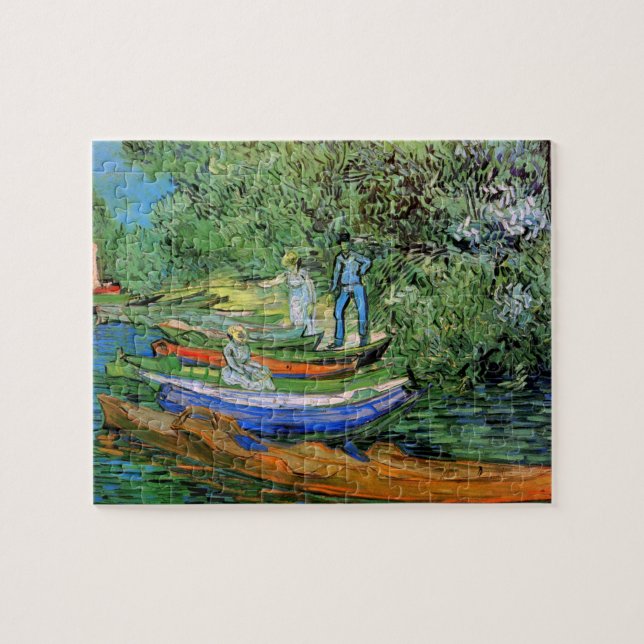 Puzzle Vincent van Gogh - Orilla del Oise en Auvers (Horizontal)