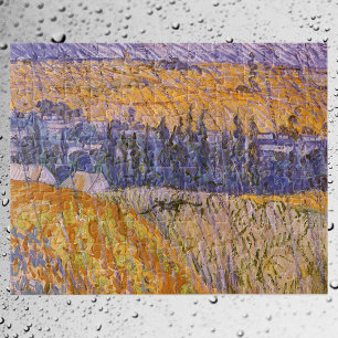 Puzzle Vincent van Gogh - Paisaje en Auvers bajo la lluvi