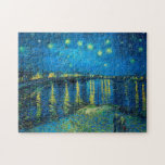 Puzzle Vincent Van Gogh Starry Night Sobre El Ródano<br><div class="desc">Vincent Van Gogh Starry Night Sobre El Rompecabezas De Rhone Jigsaw.</div>