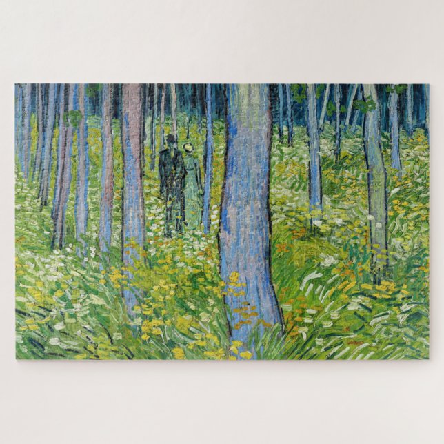 Puzzle Vincent van Gogh - Subcrecimiento con dos figuras (Horizontal)