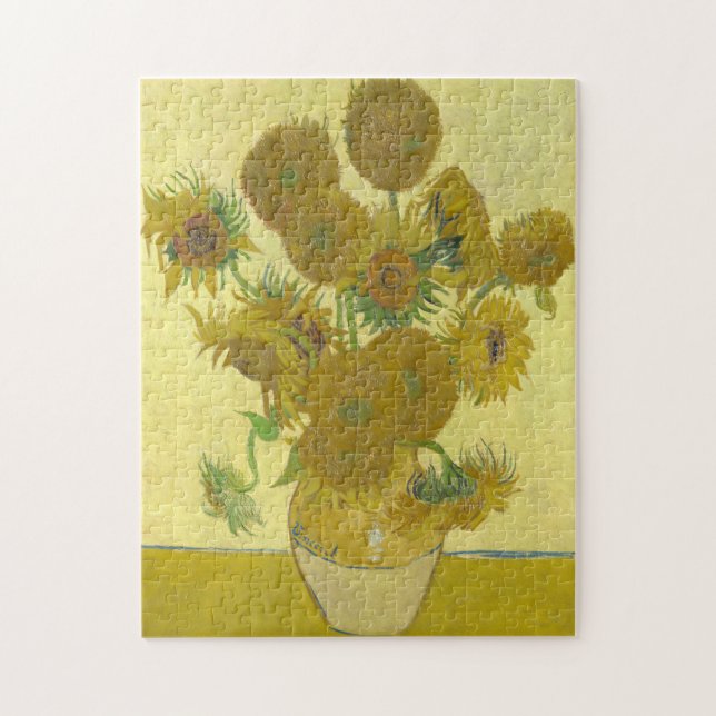 Puzzle Vincent Van Gogh - Sunflower, cuarta versión (Vertical)