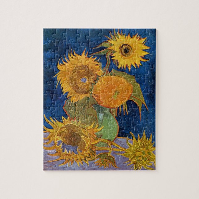 Puzzle Vincent Van Gogh - Sunflowers, 2ª versión (Vertical)