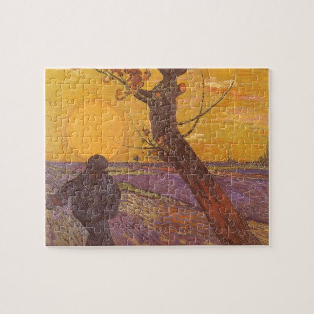 Puzzle Vincent van Gogh - The Sower (Horizontal)