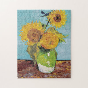 Puzzle Vincent Van Gogh - Tres Girasoles en un Jarrón