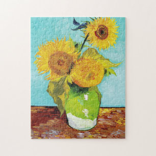 Puzzle Vincent Van Gogh Tres girasoles en una bolsa