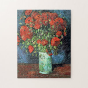 Puzzle Vincent Van Gogh - Vase con los lapiceros rojos