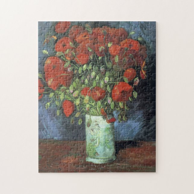 Puzzle Vincent Van Gogh - Vase con los lapiceros rojos (Vertical)