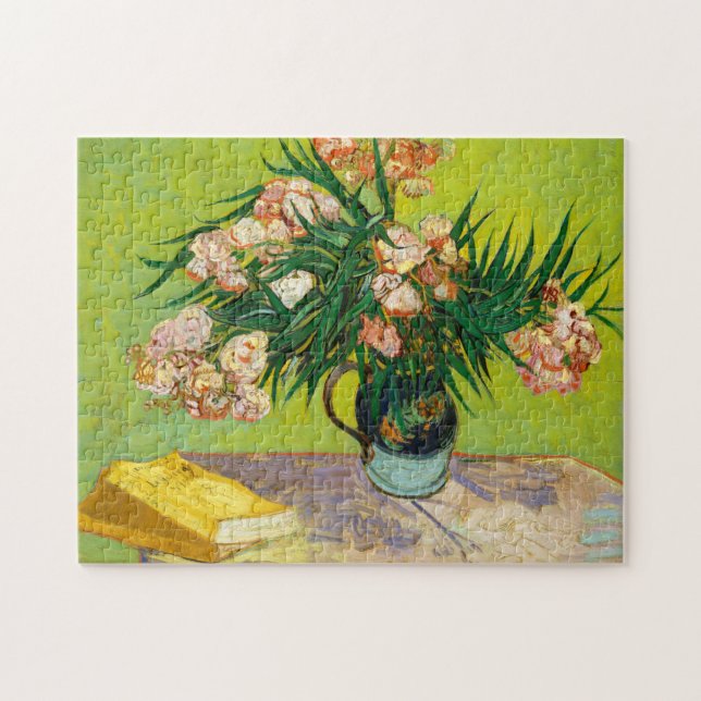 Puzzle Vincent Van Gogh Vase Con Oleanders Y Libros (Horizontal)