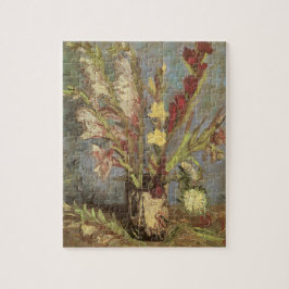 Puzzle Vincent van Gogh - Vase de vida fija con Gladioli