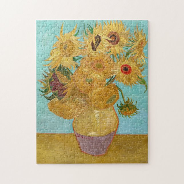 Puzzle Vincent Van Gogh - Vase with Twelve Sunflowers (Vertical)