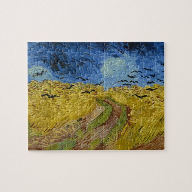 Puzzle Vincent van Gogh - Wheatfield con cuervos (Horizontal)