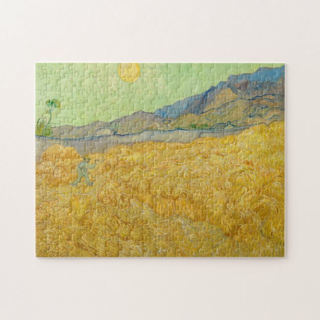 Puzzle Vincent van Gogh - Wheatfield con un pañal (Horizontal)