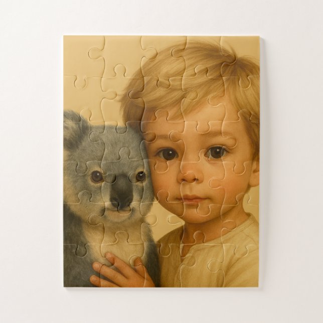 Puzzle Vínculo de lo salvaje e inocente (Koala) (Vertical)